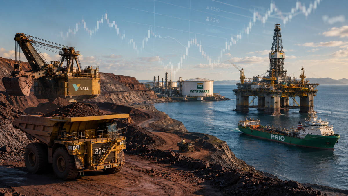 Vale, Petrobras e PRIO: Ganham Destaque entre Commodities Semana 27 a 31 Julho 2026